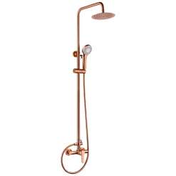 Imex Colonne de Douche Anti-Calcaire Or Rose Cuivré ROMA BDR001/ORC