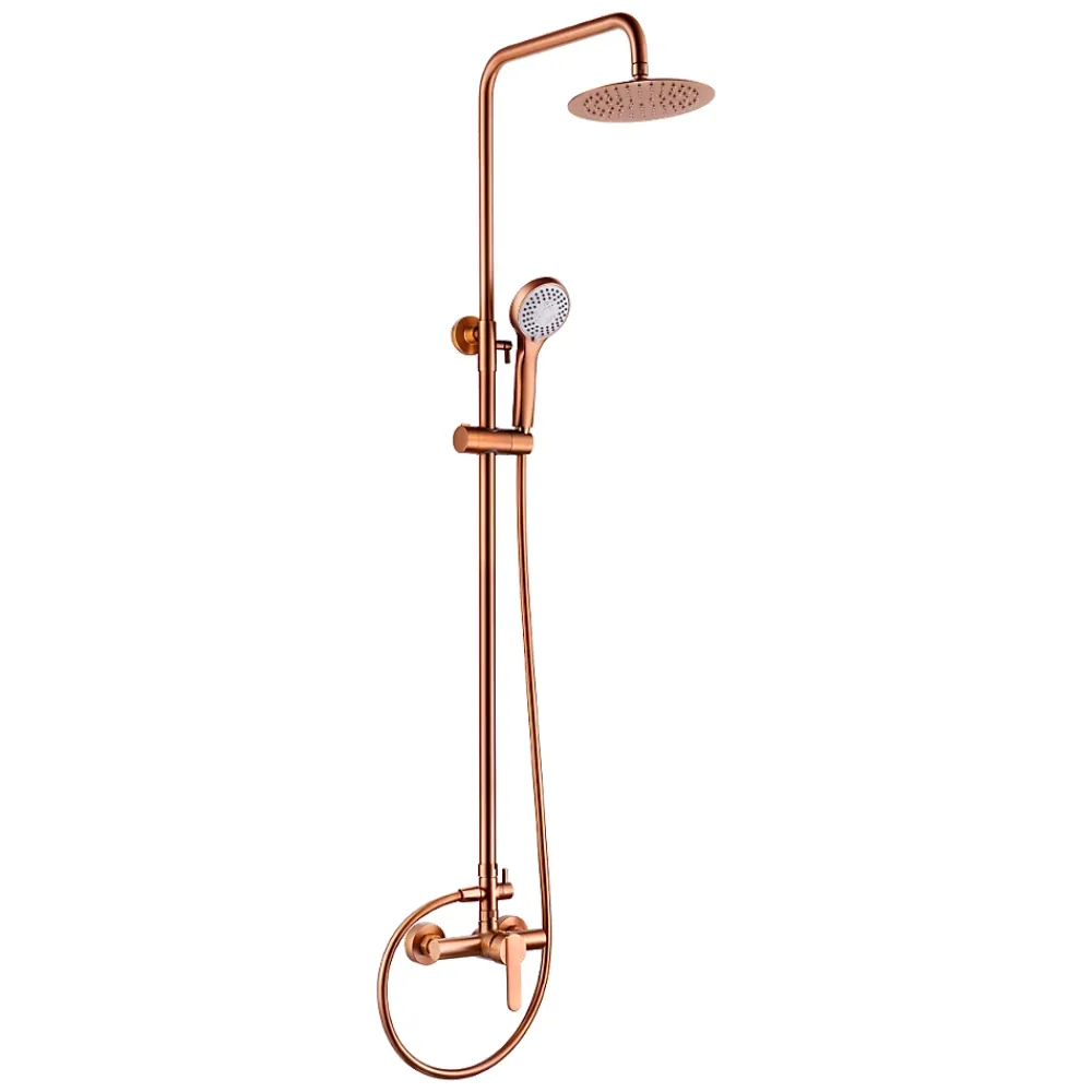 Imex Colonne de Douche Anti-Calcaire Or Rose Cuivré ROMA BDR001/ORC
