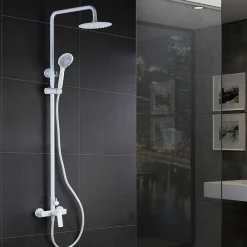 Imex Colonne de Douche Anti-Calcaire Chrome LUXOR BDX023/BL