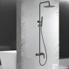 Imex Colonne de Douche Anti-Calcaire Black Gun Métal DELOS BDD055/BGM