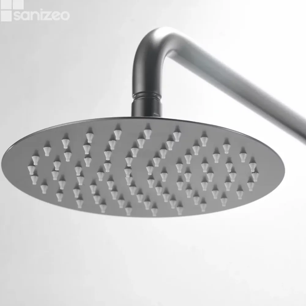 Imex Colonne de Douche Anti-Calcaire Black Gun Métal DELOS BDD055/BGM