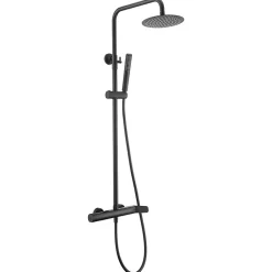 Imex Colonne de Douche Anti-Calcaire Noir Mat DINAMARCA BDR031/NG
