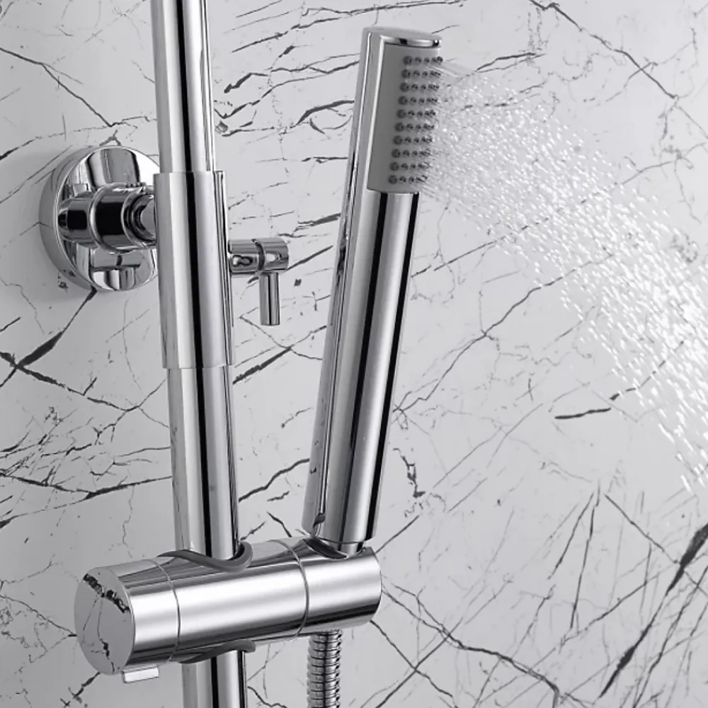 Colonne De Douche Mécanique|Imex Colonne de Douche Anti-Calcaire Chrome BDD038