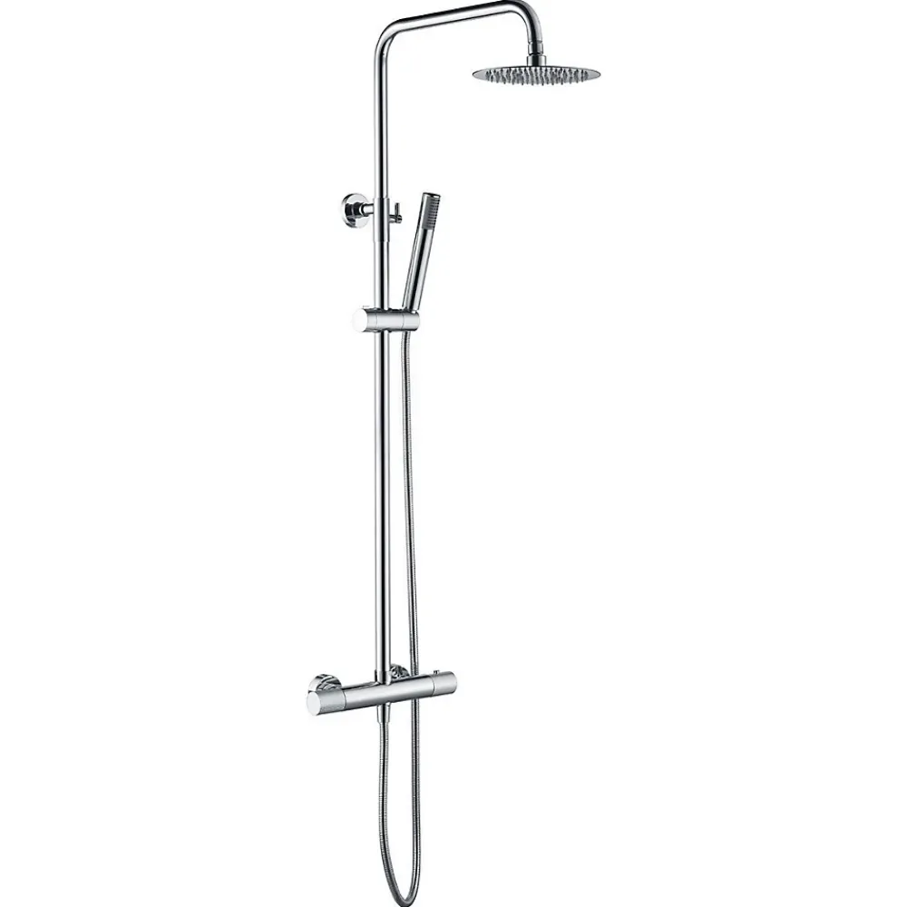 Colonne De Douche Mécanique|Imex Colonne de Douche Anti-Calcaire Chrome BDD038