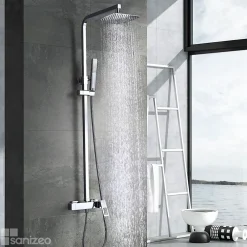 Colonne De Douche Mécanique|Imex Colonne de Douche Anti-Calcaire Chrome SUECIA BDC032