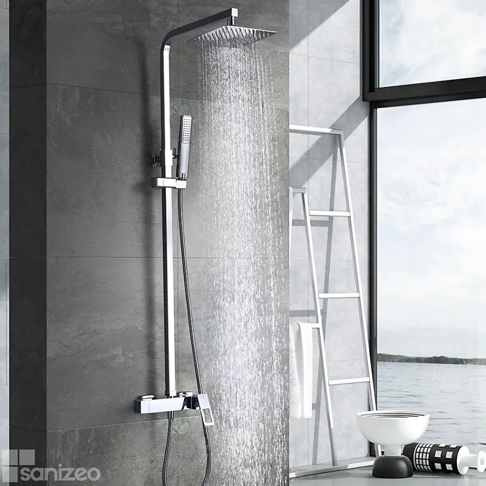 Colonne De Douche Mécanique|Imex Colonne de Douche Anti-Calcaire Chrome SUECIA BDC032