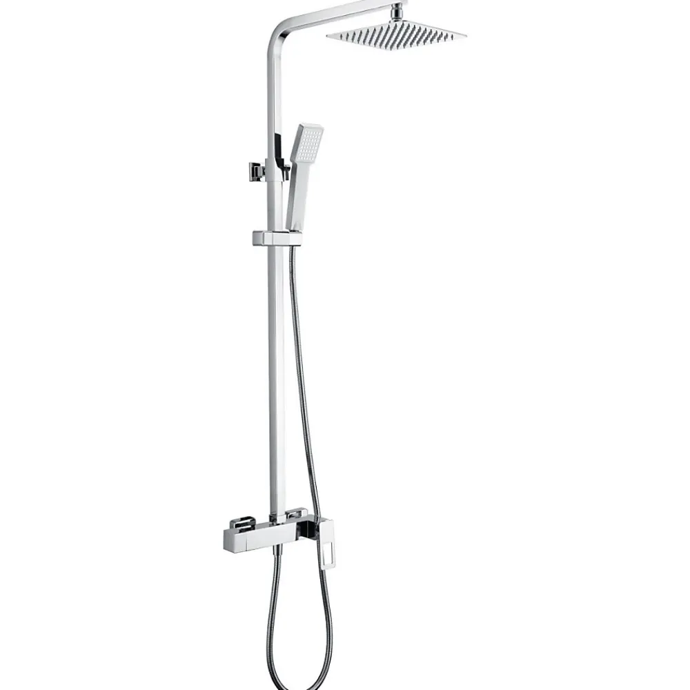 Colonne De Douche Mécanique|Imex Colonne de Douche Anti-Calcaire Chrome SUECIA BDC032