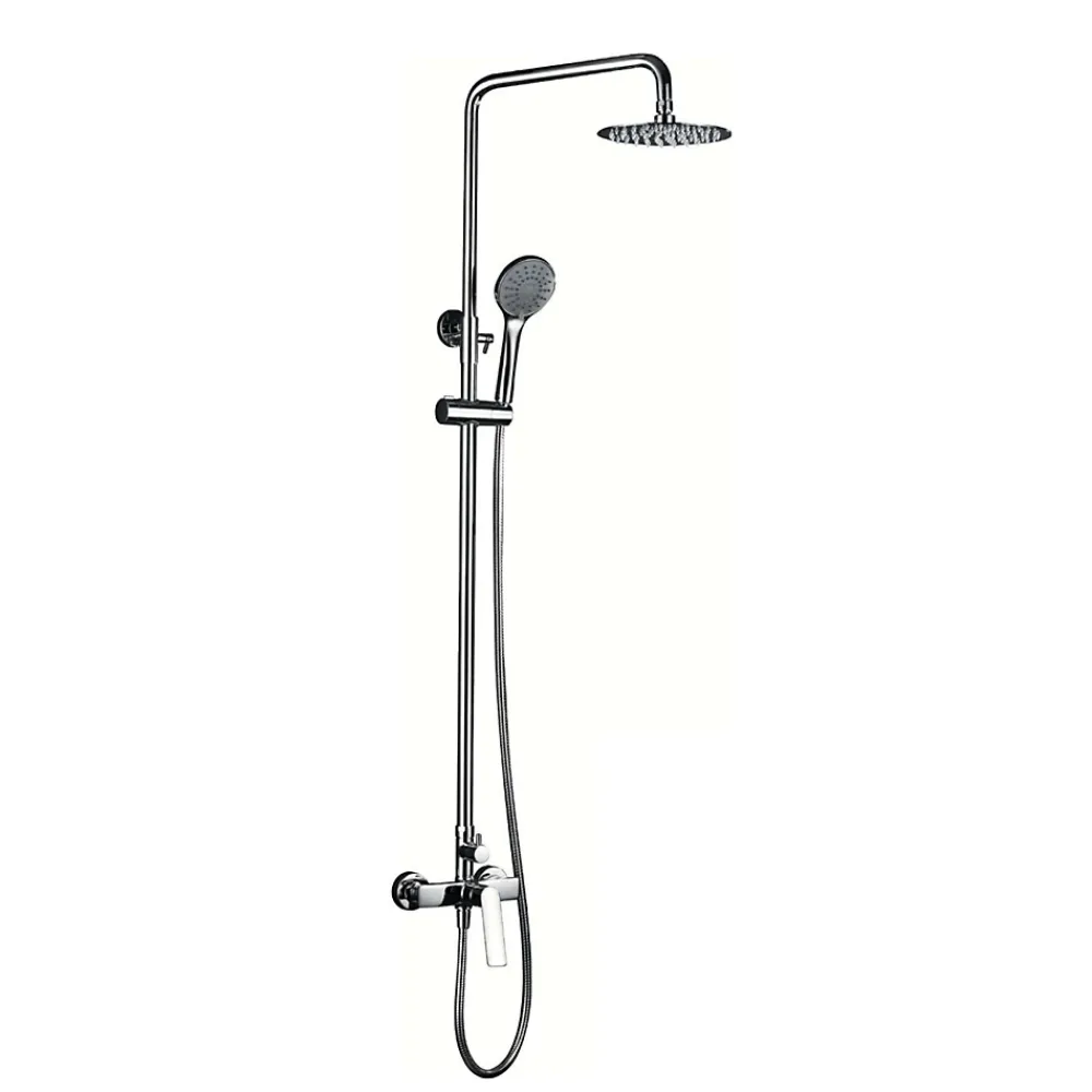 Colonne De Douche Mécanique|Imex Colonne de Douche Anti-Calcaire Chrome LUXOR BDX023