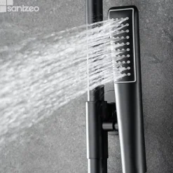 Imex Colonne de Douche Anti-Calcaire Noir Mat DELOS BDD055/NG