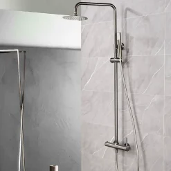 Colonne De Douche Mécanique|Imex Colonne de Douche Anti-Calcaire Black Gun Métal MONZA BDM039/BGM