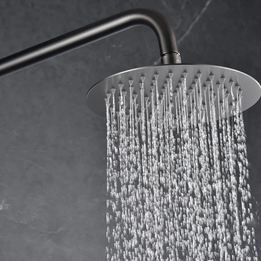 Colonne De Douche Mécanique|Imex Colonne de Douche Anti-Calcaire Black Gun Métal MONZA BDM039/BGM