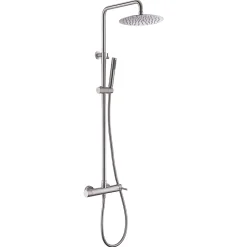 Colonne De Douche Mécanique|Imex Colonne de Douche Anti-Calcaire Acier Inoxydable Intérieur / Extérieur MOSCU BDK034