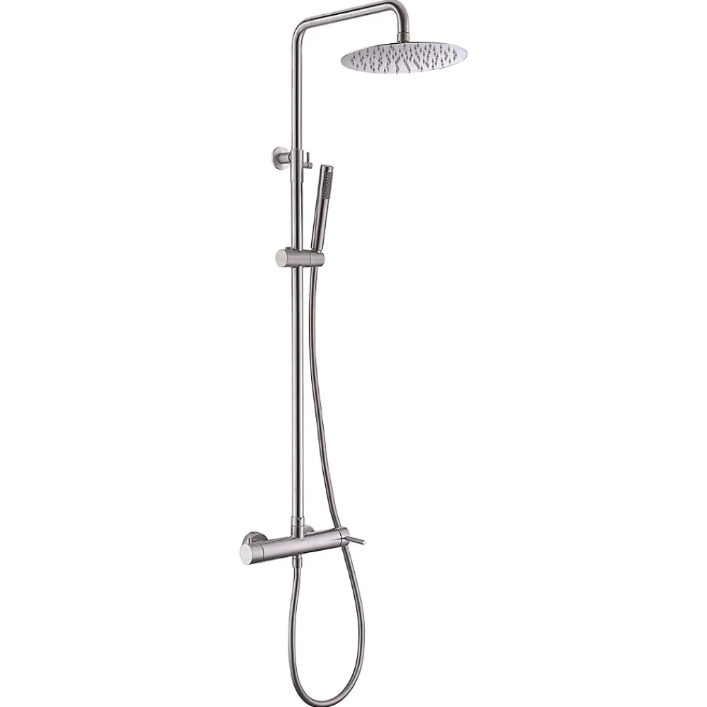 Colonne De Douche Mécanique|Imex Colonne de Douche Anti-Calcaire Acier Inoxydable Intérieur / Extérieur MOSCU BDK034