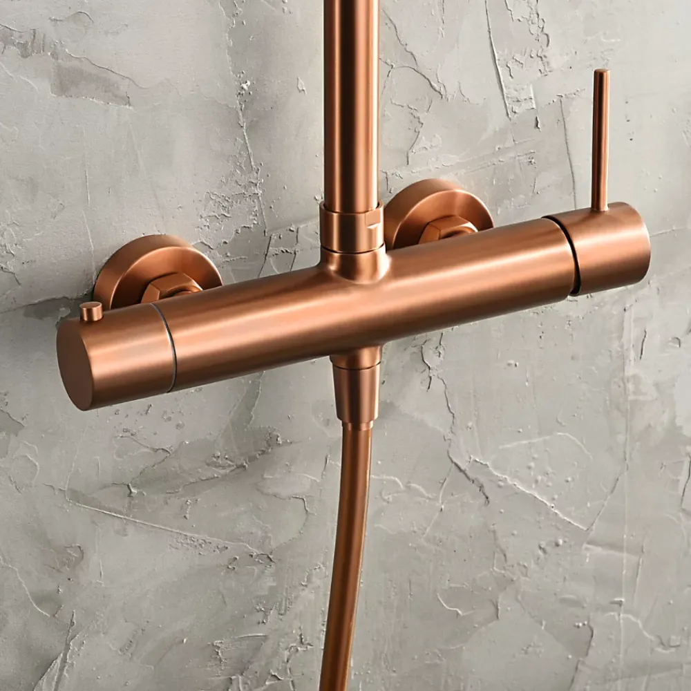 Imex Colonne de Douche Anti-Calcaire Or Rose Cuivré MONZA BDM039/ORC