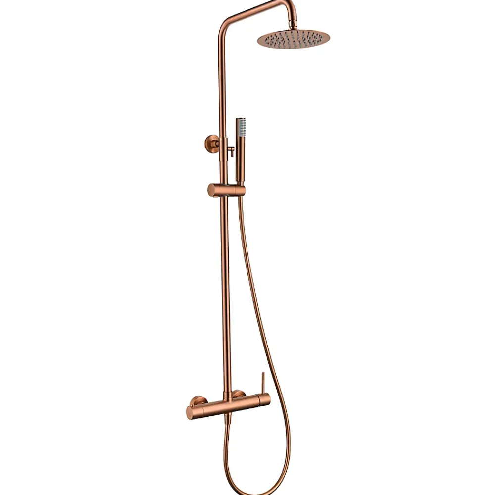 Imex Colonne de Douche Anti-Calcaire Or Rose Cuivré MONZA BDM039/ORC