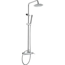 Colonne De Douche Mécanique|Imex Colonne de Douche Anti-Calcaire Chrome MILOS STICK BDYS045