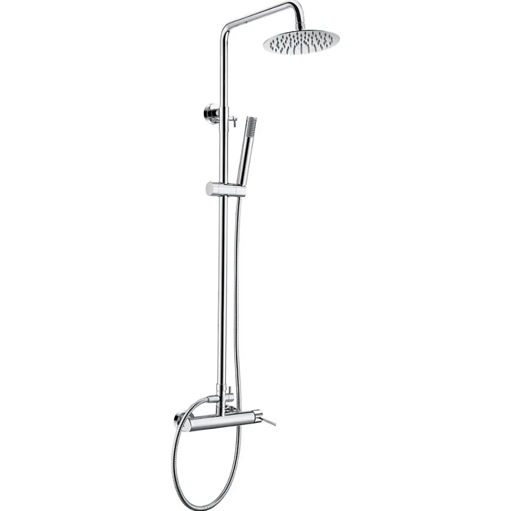 Colonne De Douche Mécanique|Imex Colonne de Douche Anti-Calcaire Chrome MILOS STICK BDYS045