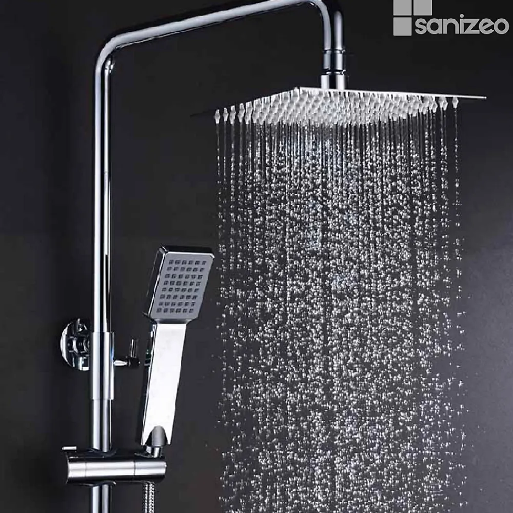 Colonne De Douche Mécanique|Imex Colonne de Douche Anti-Calcaire Chrome ART BDAR025