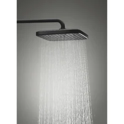 Grohe Colonne de douche avec inverseur manuel - Economie d'eau - Vitalio Comfort 250 - Noir Mat - 266982431