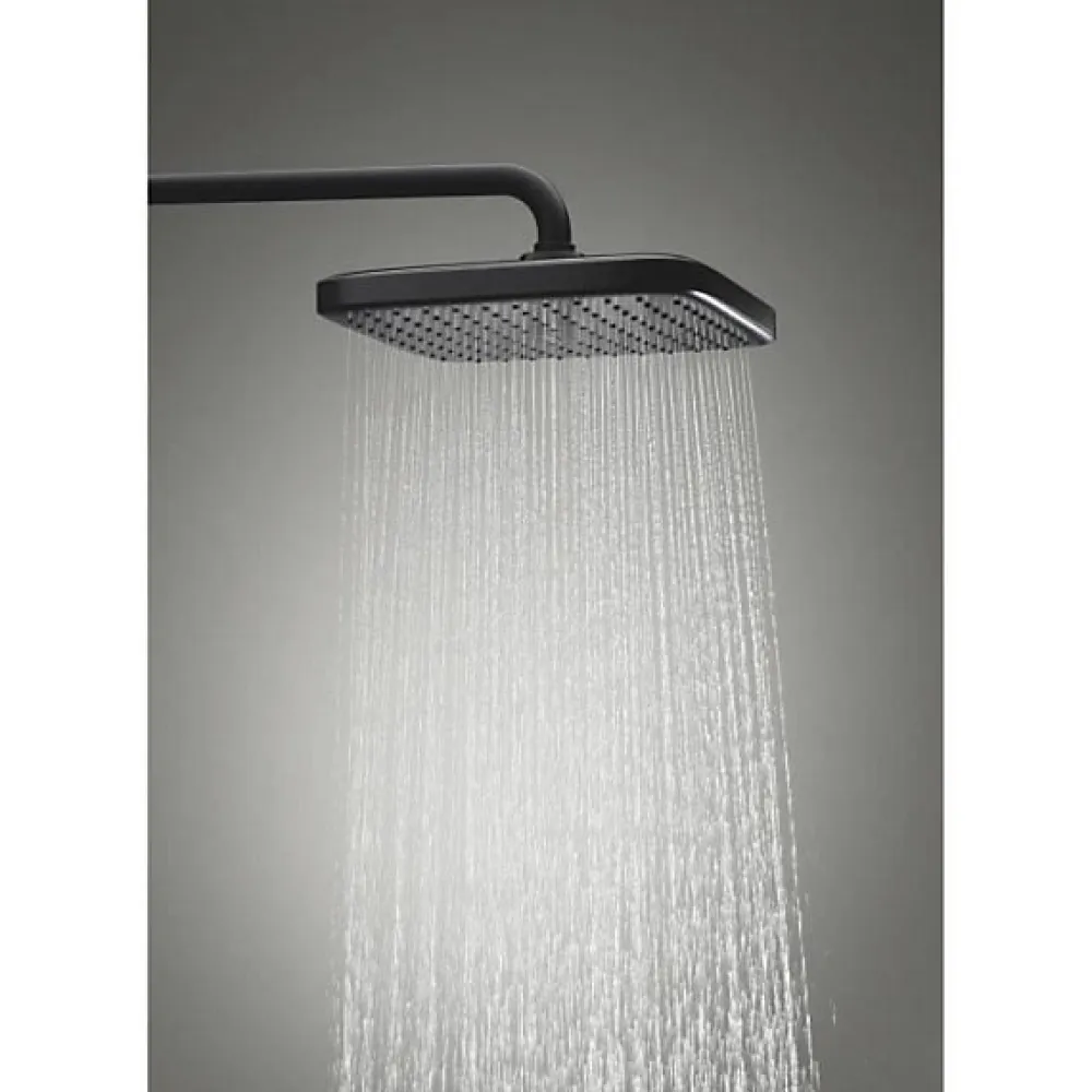 Grohe Colonne de douche avec inverseur manuel - Economie d'eau - Vitalio Comfort 250 - Noir Mat - 266982431