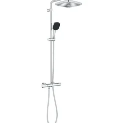 Grohe Colonne de douche avec mitigeur thermostatique - Economie d'eau - Vitalio Comfort 250 - Chromé - 26696001