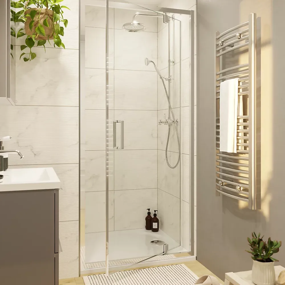 Colonne De Douche Mécanique|GoodHome Colonne de douche avec mélangeur mécanique + douchette + flexible + barre réglable, chrome, Etel