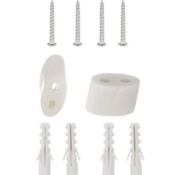 Tectake Colonne de douche avec porte savon aspect Chrome gris