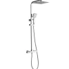 Auralum Max Colonne de Douche avec Robinetterie Thermostatique, Ensemble de Douche avec pommeau + douchette + flexible