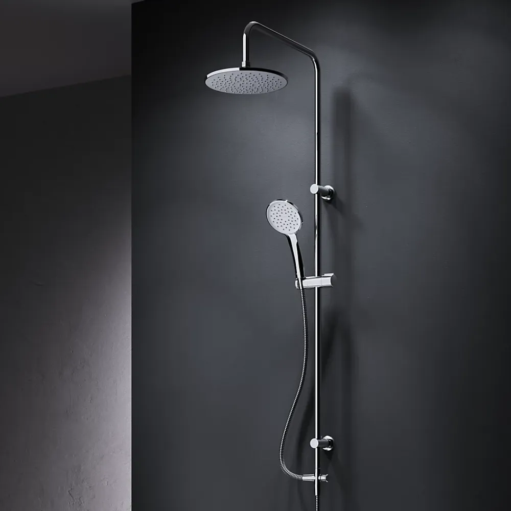 Robinet De Baignoire|Am.Pm Europe Colonne de douche baignoire sans robinet, Système de douche, Barre de douche Chrome F07TB000 Hit AM.PM