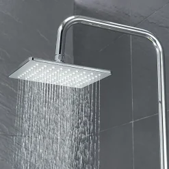 Colonne De Douche Sans Robinetterie|Bain-Bain Colonne de douche Carree Chrome KARY -