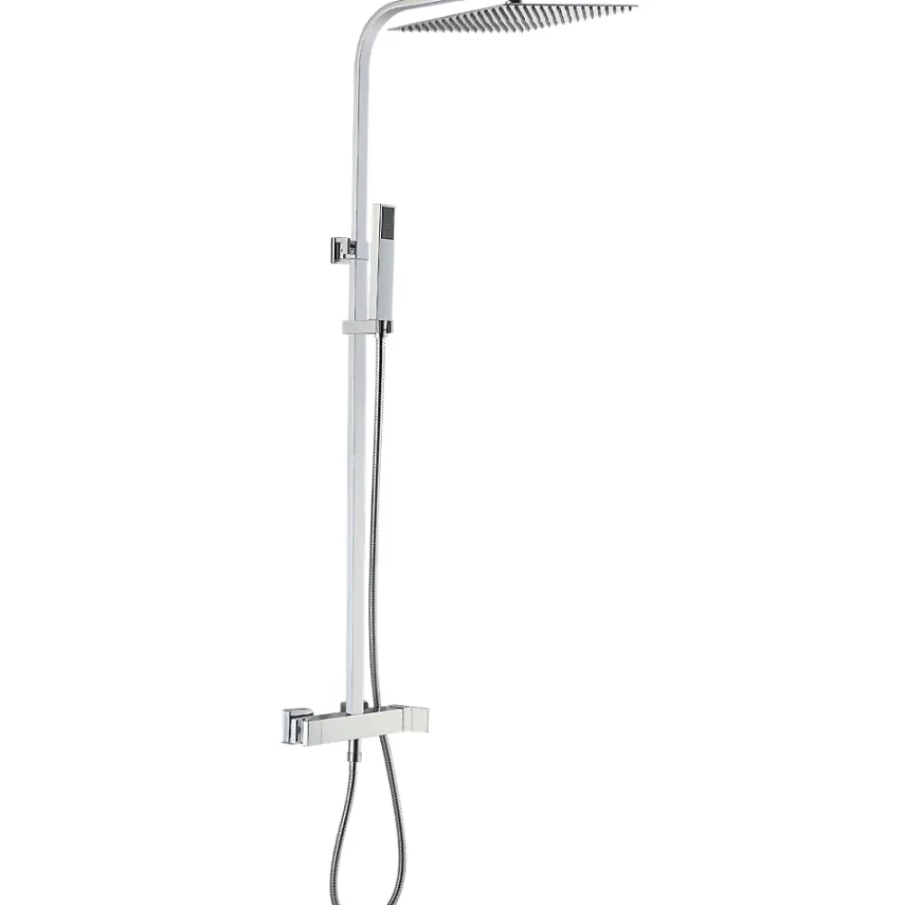 Essebagno Colonne de douche chromée avec mitigeur mécanique Kiara