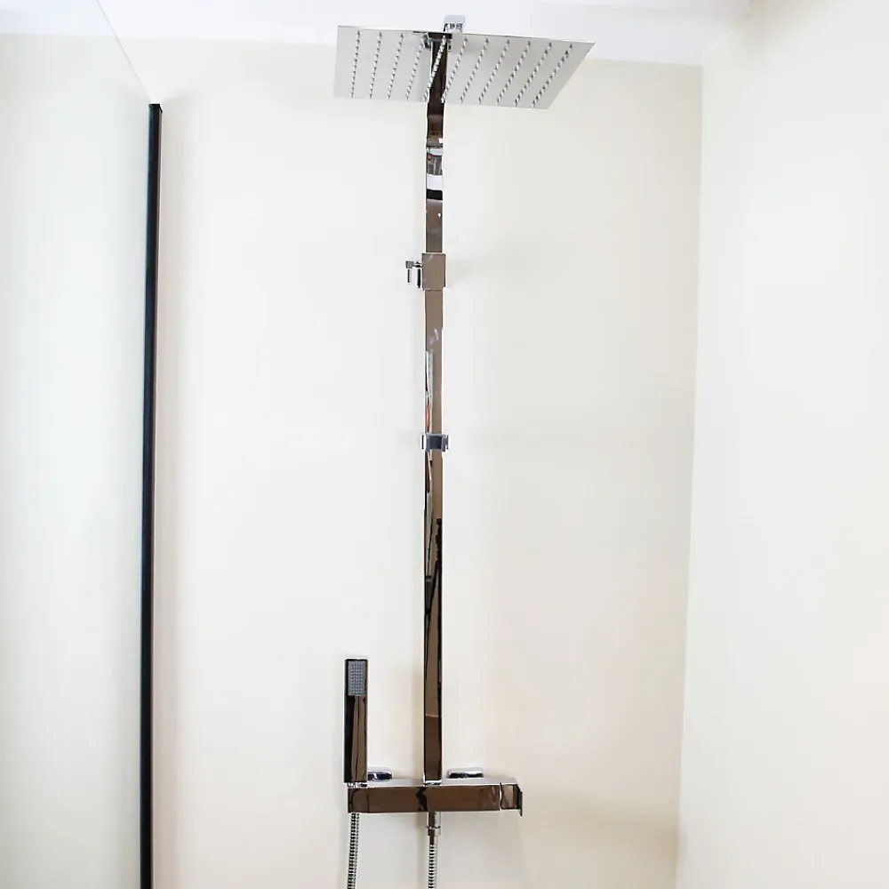 Essebagno Colonne de douche chromée avec mitigeur mécanique Kiara