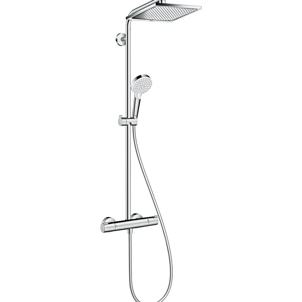 Hansgrohe Colonne de douche Crometta E 240 EcoSmart avec mitigeur thermostatique 27281000