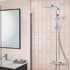 Hansgrohe Colonne de douche Crometta E 240 EcoSmart avec mitigeur thermostatique 27281000