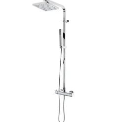 Autres Colonne de douche design carre Robinet Mitigeur thermostatique chrome