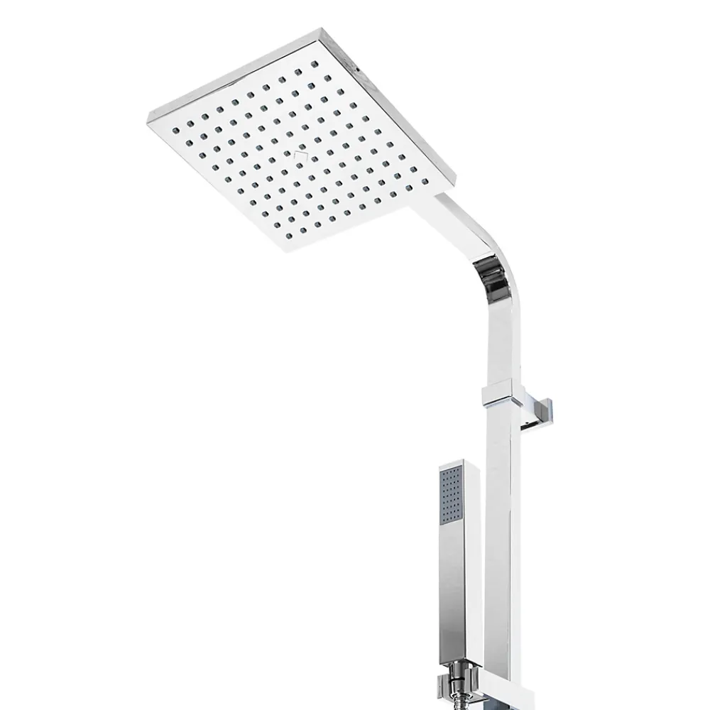 Autres Colonne de douche design carre Robinet Mitigeur thermostatique chrome