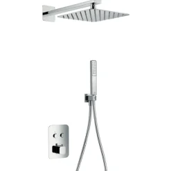 Imex Colonne de Douche Encastrée Thermostatique Anti-Calcaire Chrome MADEIRA GTM021
