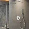 Imex Colonne de Douche Encastrée Anti-Calcaire Niquel Brossé MONZA GPM039/NQ