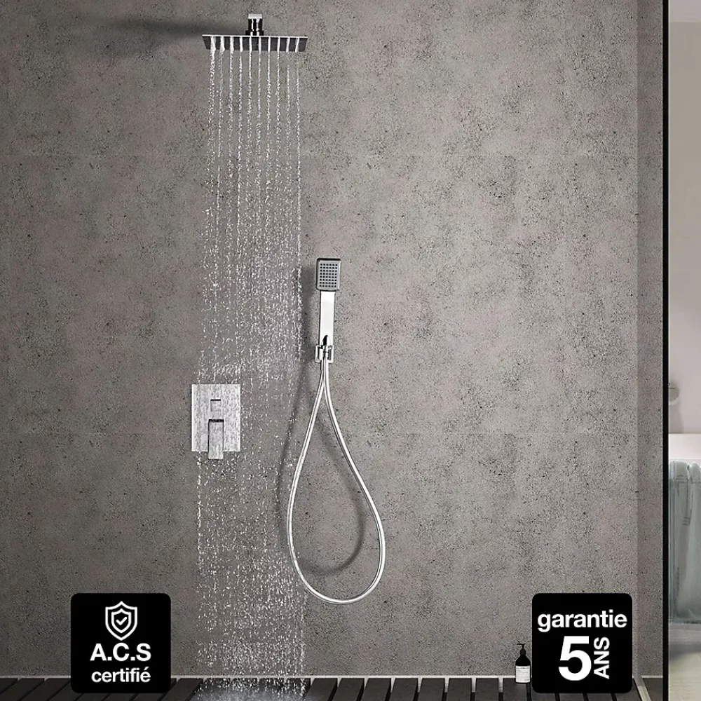 Imex Colonne de Douche Encastrée Anti-Calcaire Chrome DUBLIN GPE006