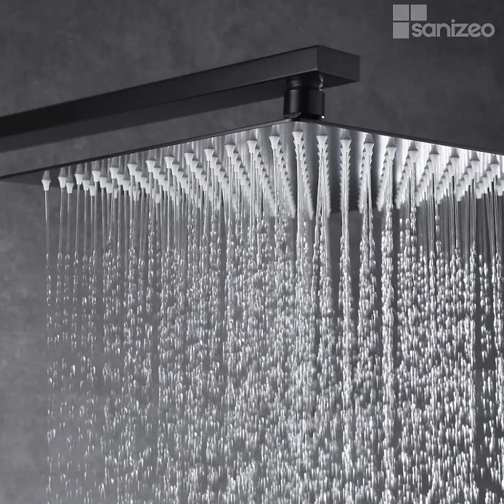 Imex Colonne de Douche Encastrée Anti-Calcaire Noir Mat SUECIA BDC032-6NG