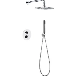 Colonne De Douche Encastrable|Imex Colonne de Douche Encastrée Thermostatique Anti-Calcaire Chrome MONZA GTM039