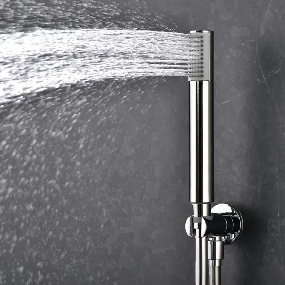 Colonne De Douche Encastrable|Imex Colonne de Douche Encastrée Thermostatique Anti-Calcaire Chrome MONZA GTM039
