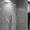 Colonne De Douche Encastrable|Imex Colonne de Douche Encastrée Anti-Calcaire Nickel Brossé LINE GPD038/NQ
