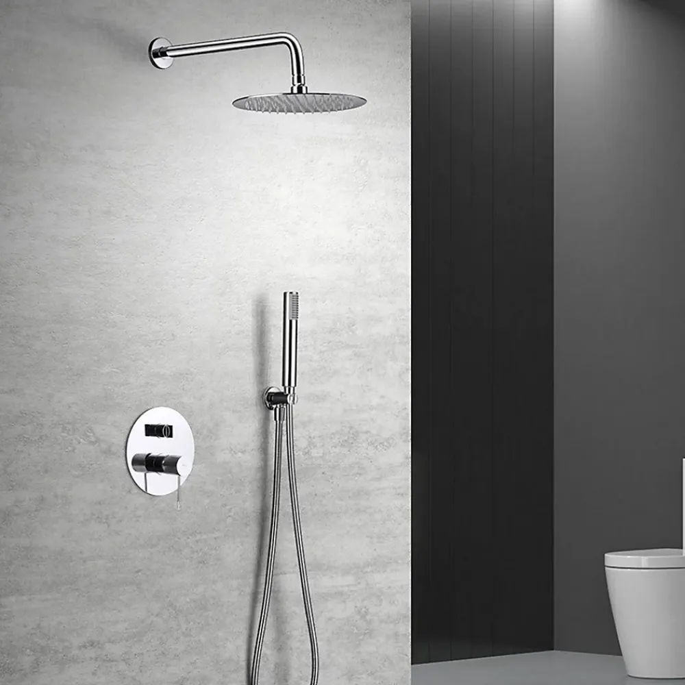 Imex Colonne de Douche Encastrée Anti-Calcaire Chrome LINE GPD038
