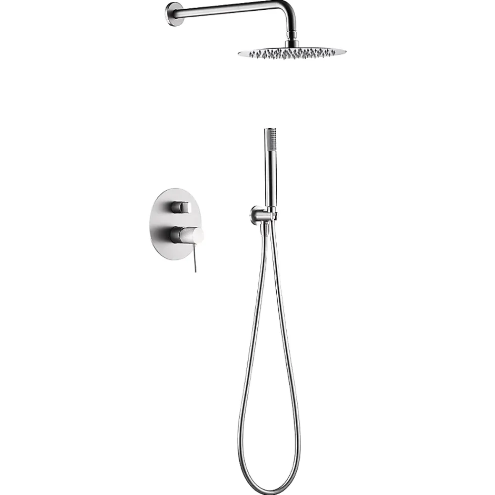 Imex Colonne de Douche Encastrée Anti-Calcaire Chrome LINE GPD038