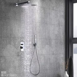 Imex Colonne de Douche Encastrée Anti-Calcaire Chrome SUECIA BDC032-6