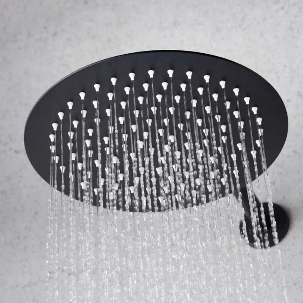 Colonne De Douche Encastrable|Imex Colonne de Douche Encastrée Anti-Calcaire Noir Mat OLIMPO GPC033/NG