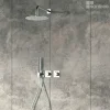 Colonne De Douche Encastrable|Imex Colonne de Douche Encastrée Thermostatique Anti-Calcaire Chrome TIBET GTT054