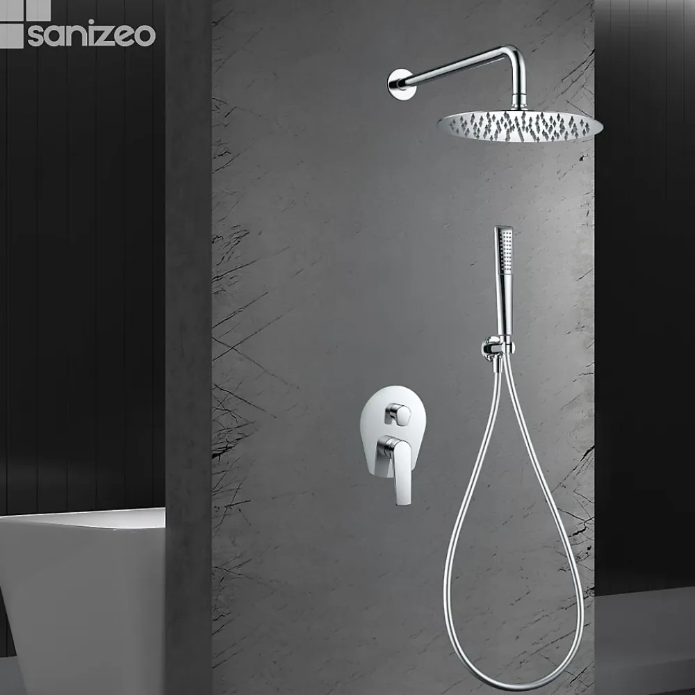 Imex Colonne de Douche Encastrée Anti-Calcaire Chrome DELOS GPD055
