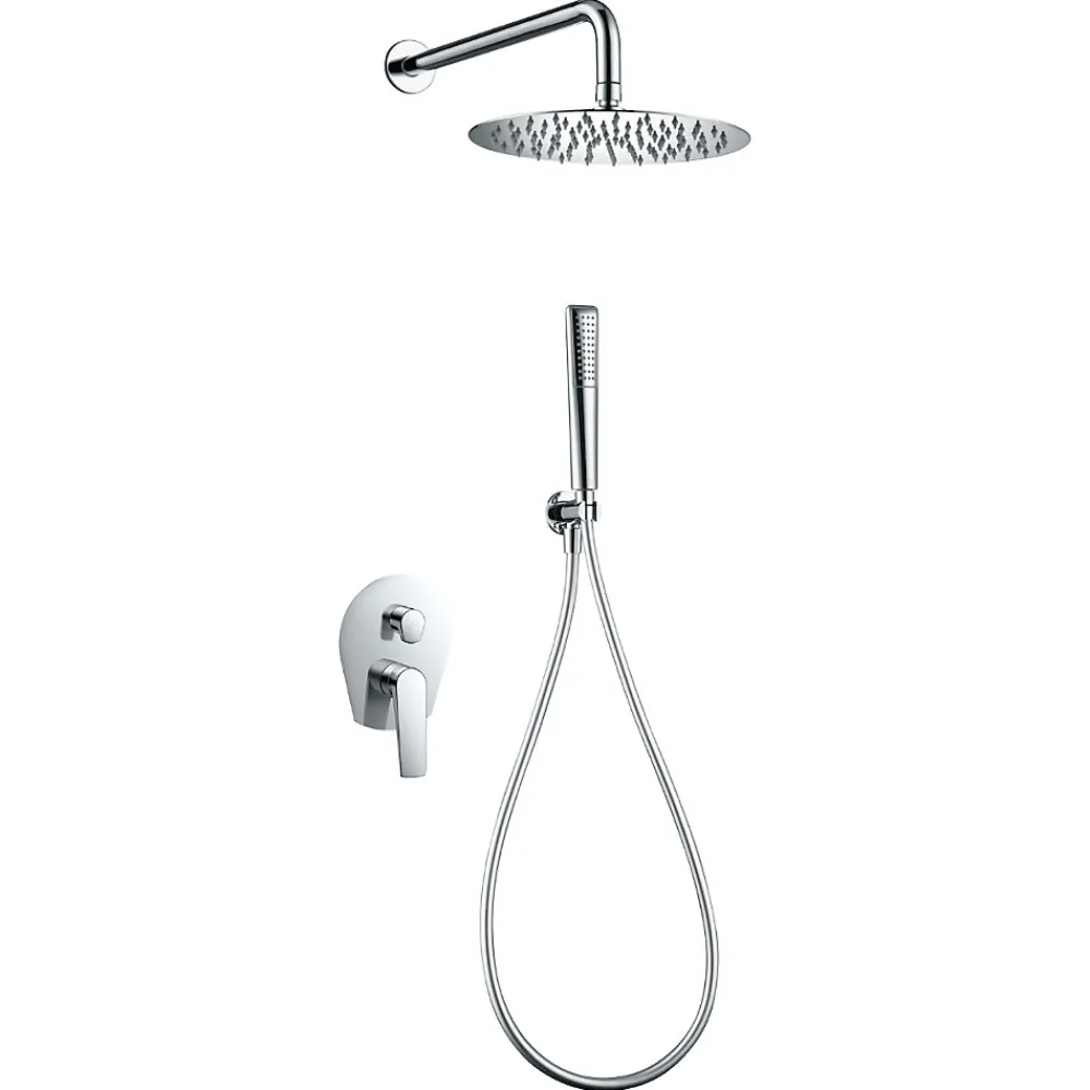 Imex Colonne de Douche Encastrée Anti-Calcaire Chrome DELOS GPD055